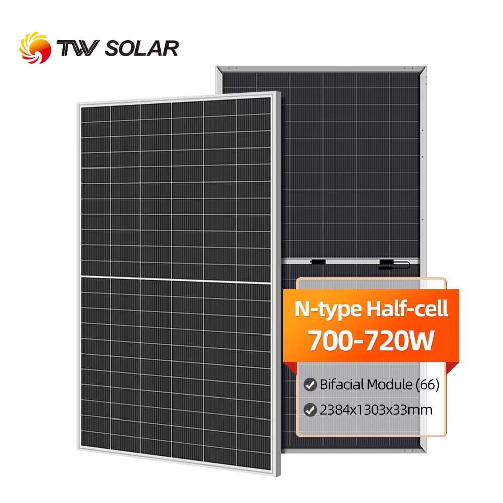 Panneau Solaire Tongwei 720W Bifacial