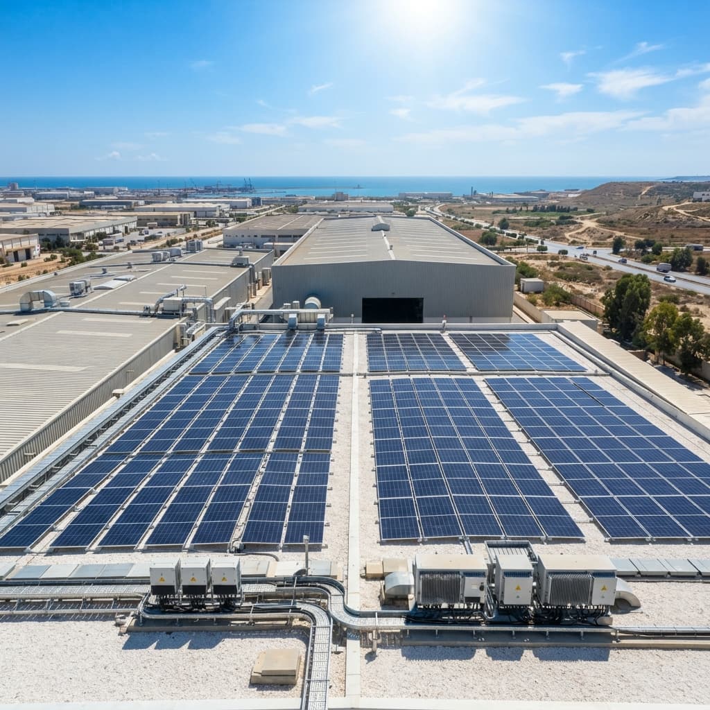 Installation Solaire Photovoltaïque pour Usine